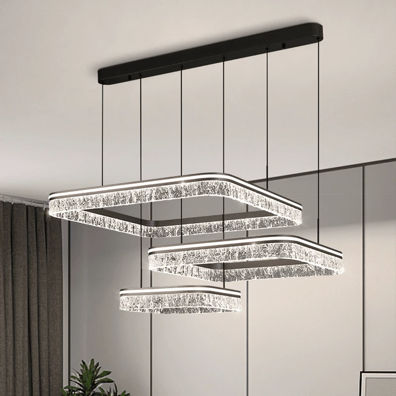 意式极简客厅吊灯现代简约创意轻奢水晶高端设计师餐厅大厅主灯具