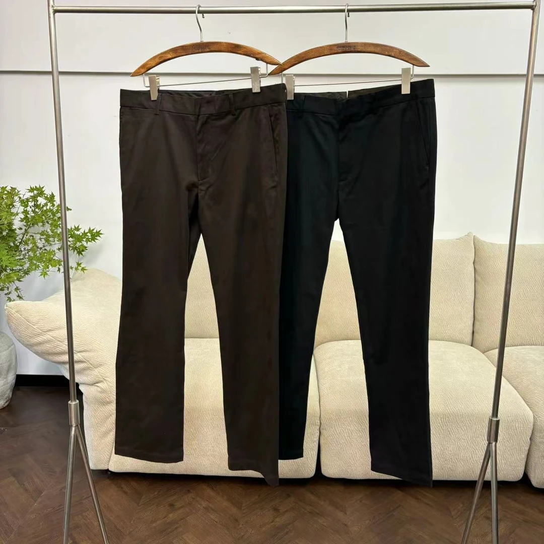 【特价】CKZ3433 意大利客人订单 双色男款磨毛西裤休闲裤