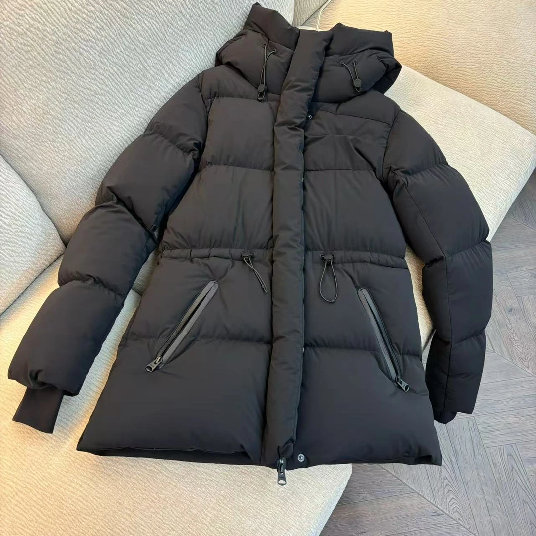 CSY3734 加拿大客人订单 霍尔多巴吉白鹅绒中长款羽绒服