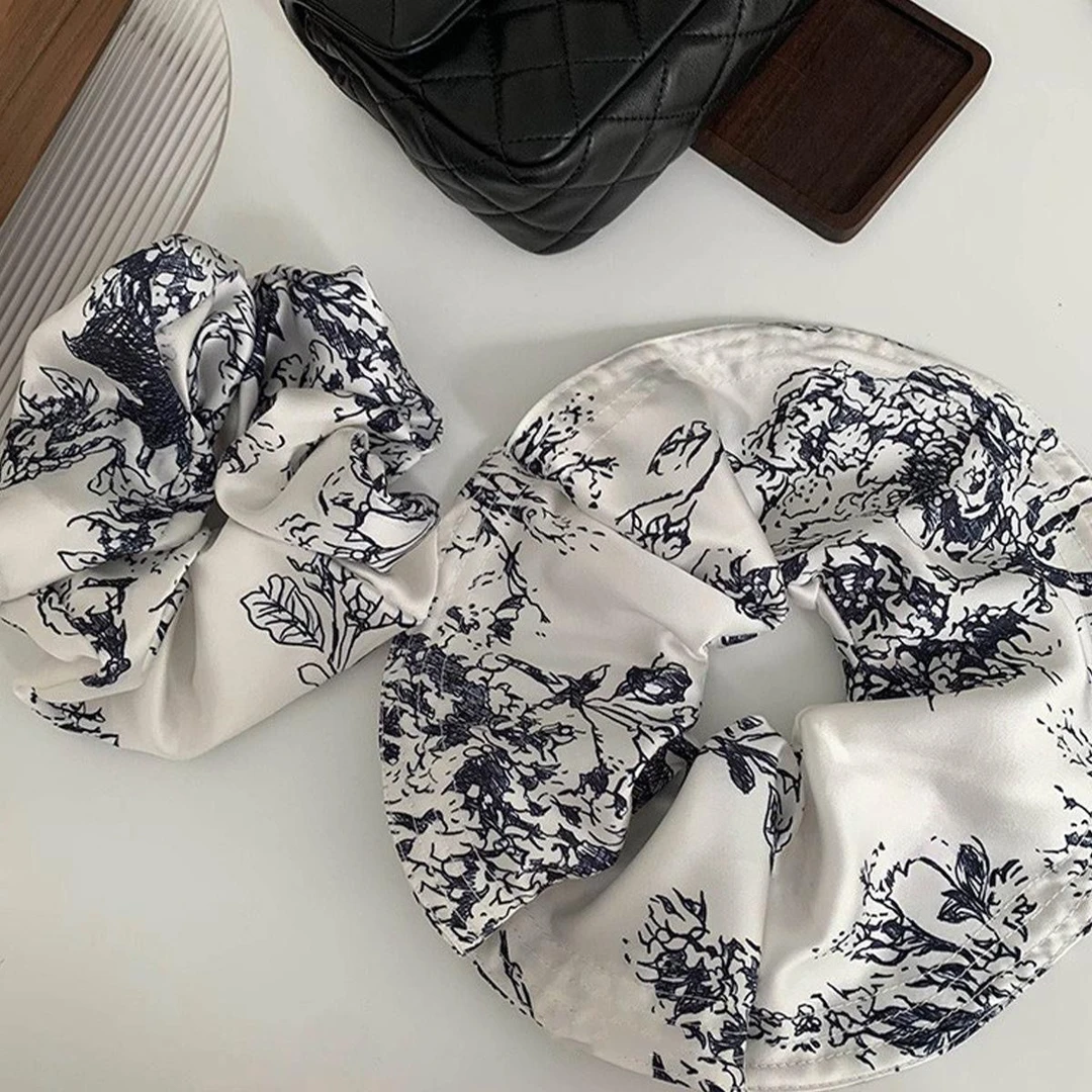 韩版简约感裙摆mona同款发圈发绳高弹扎头发饰盘发头绳韩国超气质