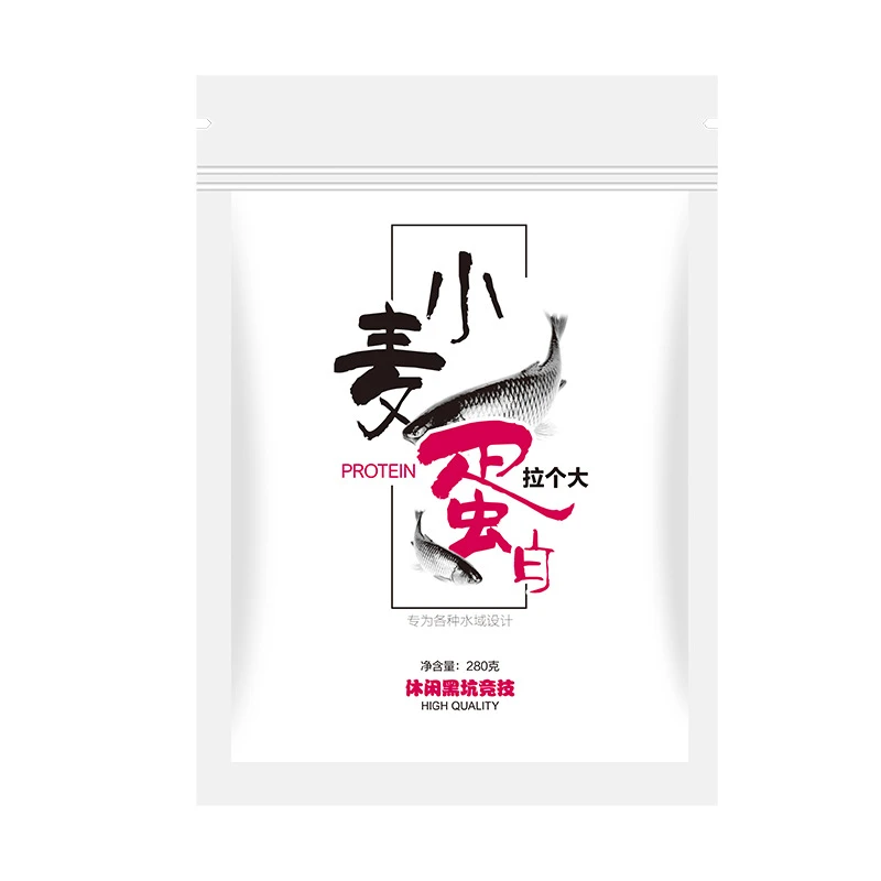 拉个大拉丝粉小麦蛋白添加剂状态粉野钓鲫鱼鲤鱼草鱼爆护饵料窝料