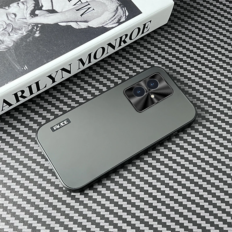 适用【荣耀100】手机壳炫影AG磨砂玻璃壳简约商务防摔全包壳