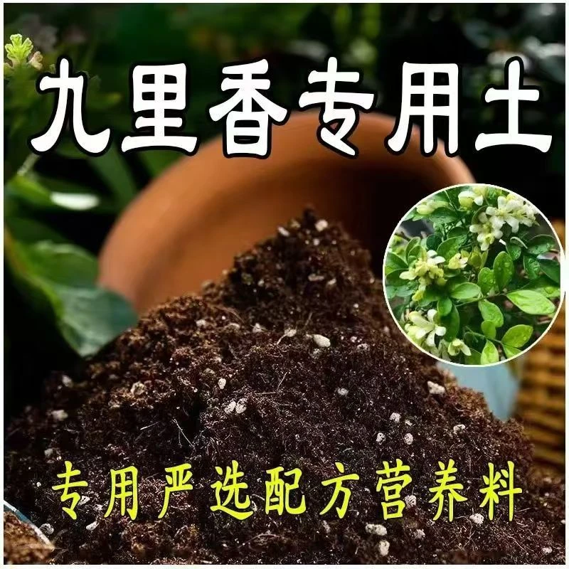 九里香营养土九里香专用土养花通用型家用种植土绿植酸性种花土壤