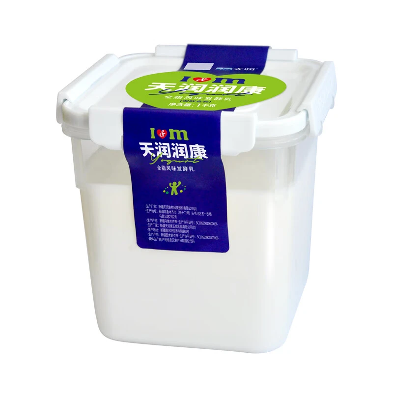 天润凝固型酸奶1kg/盒