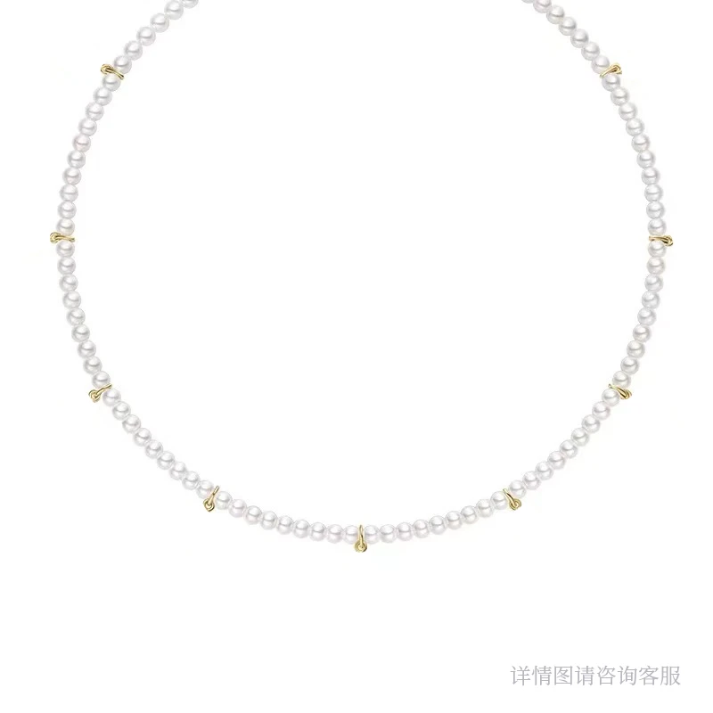 合金合成锆石项链 定制欧货-9699简约大气风项链