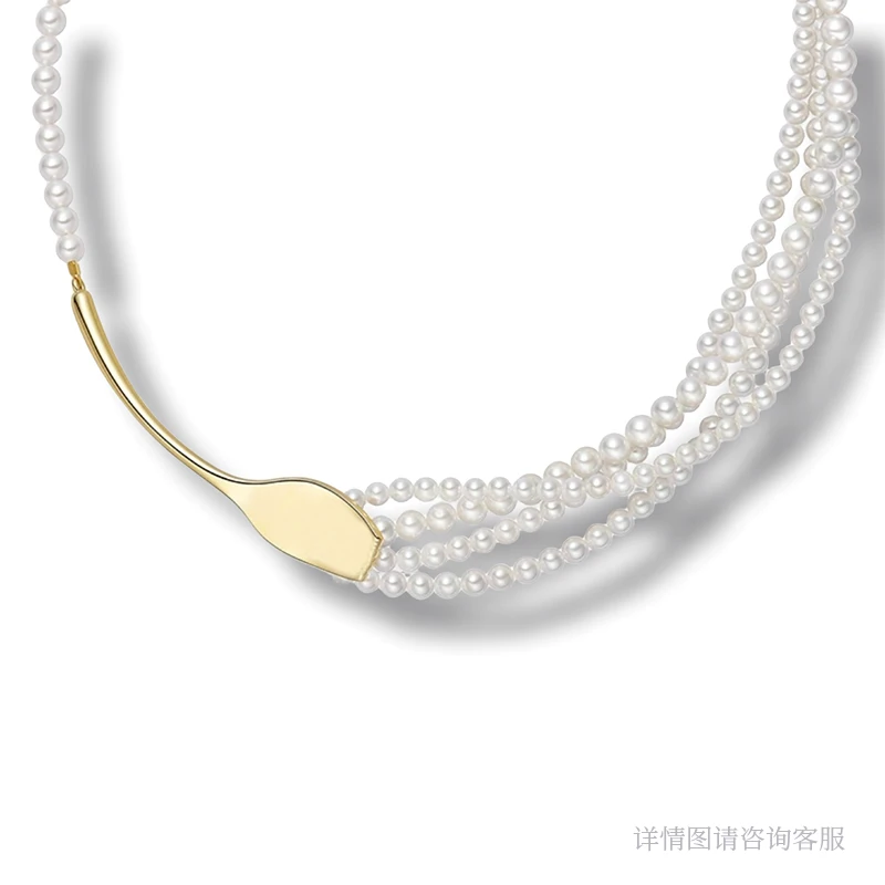 合金合成锆石项链 灯泡奶油意面项链-9105