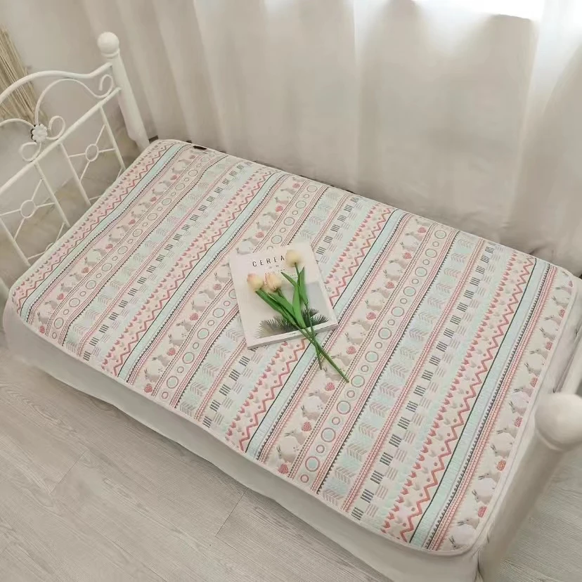 【1.2*2.2合集缩完水1.0*2.0】六层双面学生纱布软席