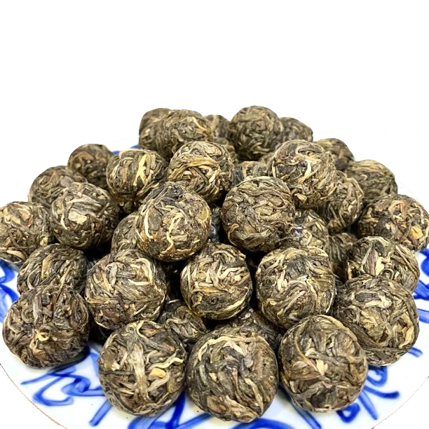 2019年布朗山古树龙珠秋茶(8粒)迷你80克普洱茶