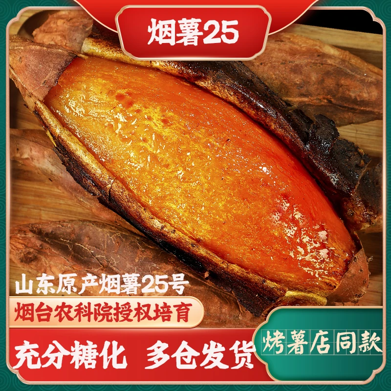【已糖化】山东烟台烟薯25号烤地瓜山芋番薯5斤