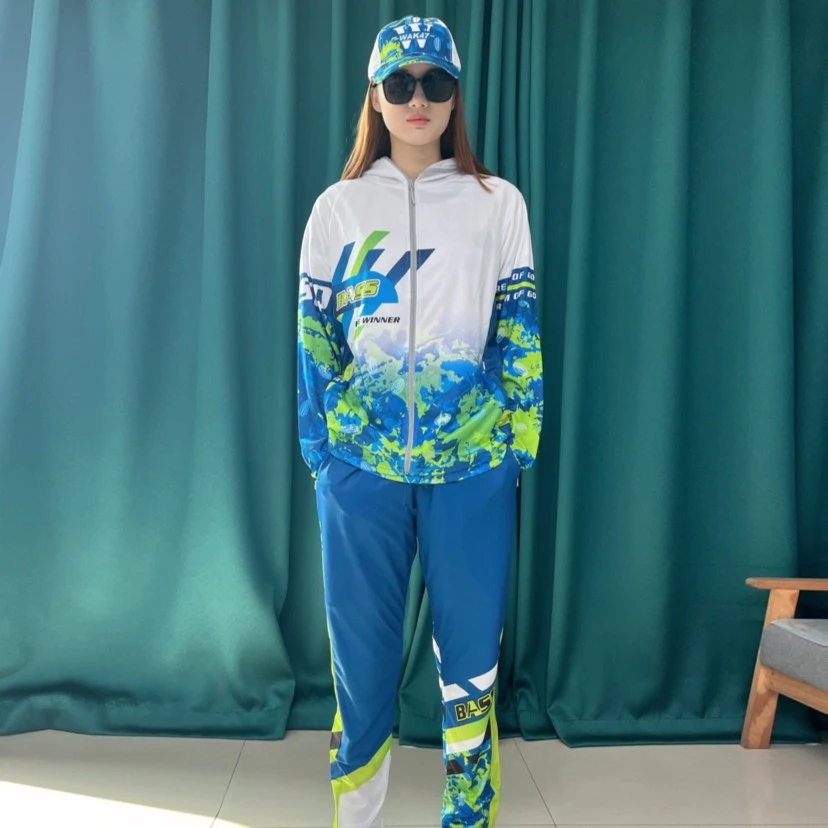 【凯旋】夏季男款钓鱼防晒轻薄透气速干排汗吸湿冰感连帽户外垂钓服