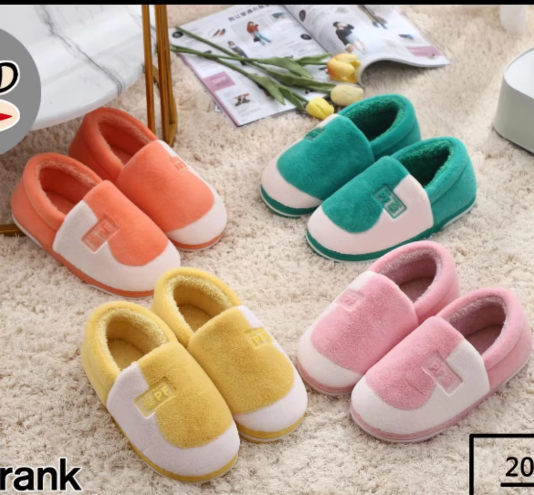 【p】大嘴猴拼接绿色时尚棉窝棉鞋65607