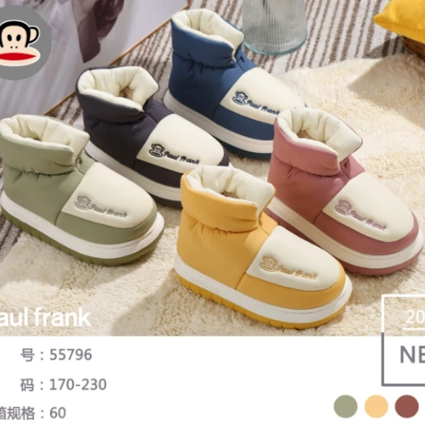 【P】55796大嘴猴松紧口儿童棉窝棉靴0031