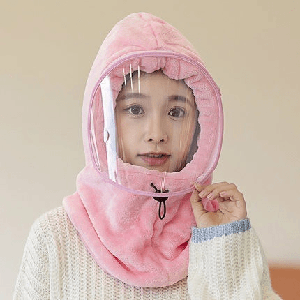 Y 帽子骑车防风帽加厚保暖秋冬护耳帽骑车防风帽子秋冬护耳帽加绒