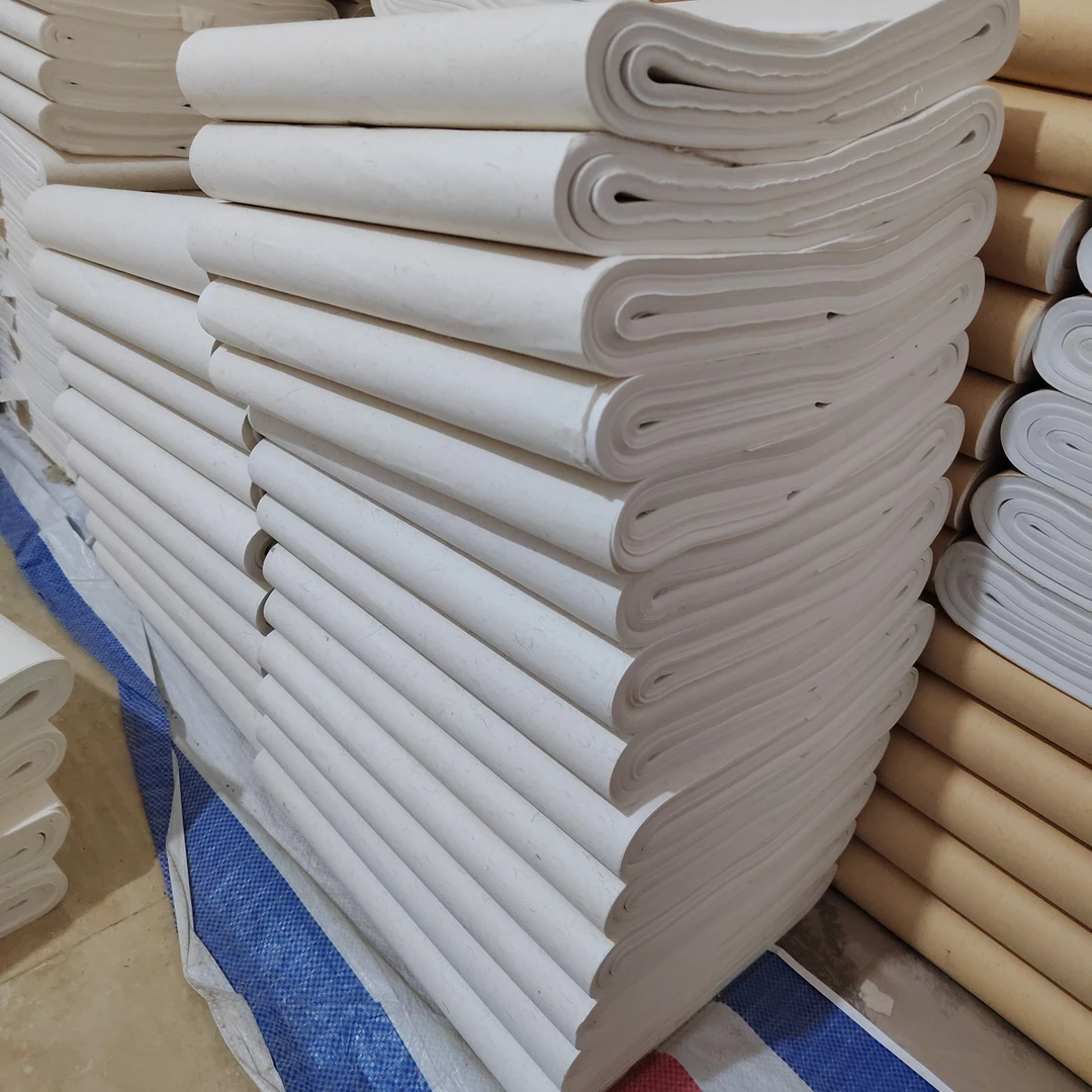 御泾阁•纯手工六尺九开古法皮草宣(20CMx97CM)一刀100张