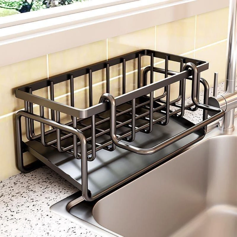 沥水篮龙头置物架洗洁精收纳神器水池厨房好物百洁布洗菜池海绵架