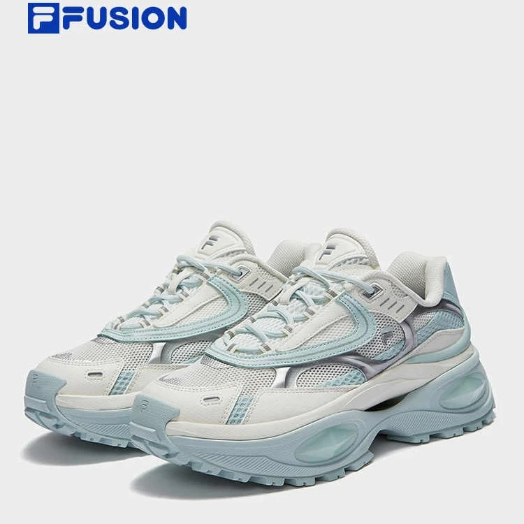 【DIY限定款】FILA FUSION斐乐潮牌女鞋复古潮鞋2024冬季新款硬糖鞋