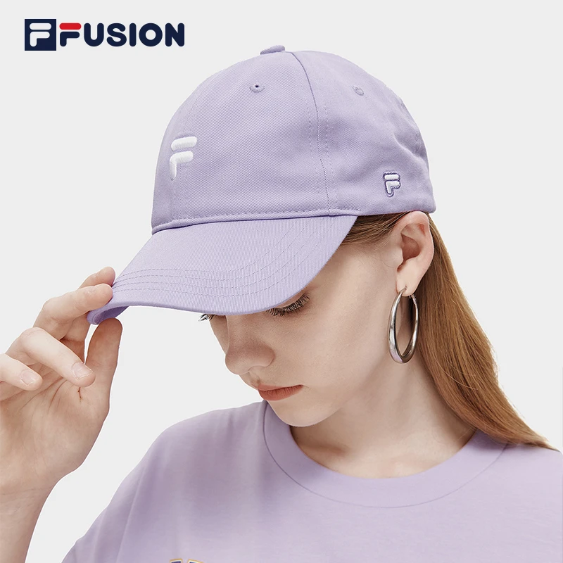 FILA FUSION斐乐时尚运动2023春季遮阳旅游情侣球帽T13U352201