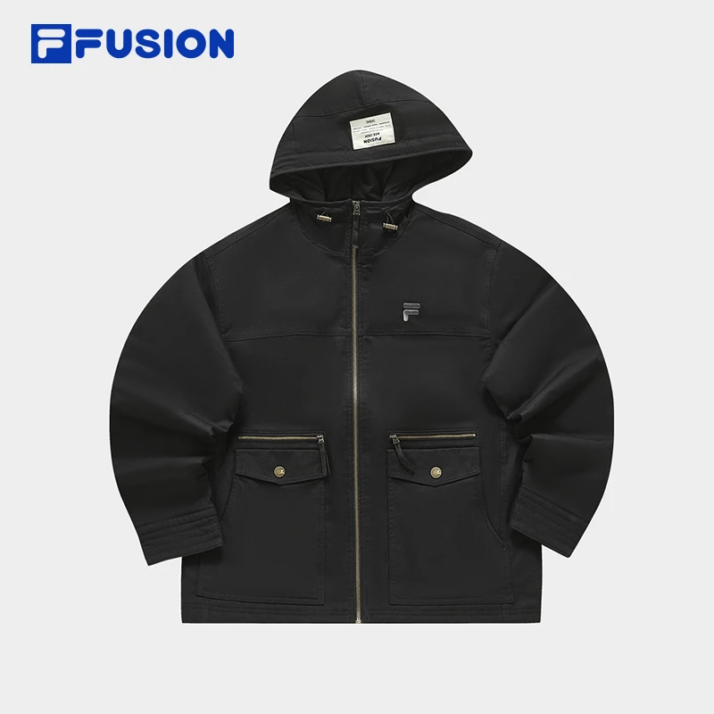 FILA斐乐【抗寒系列】情侣休闲时尚棉服连帽工装外套T11M413904运动
