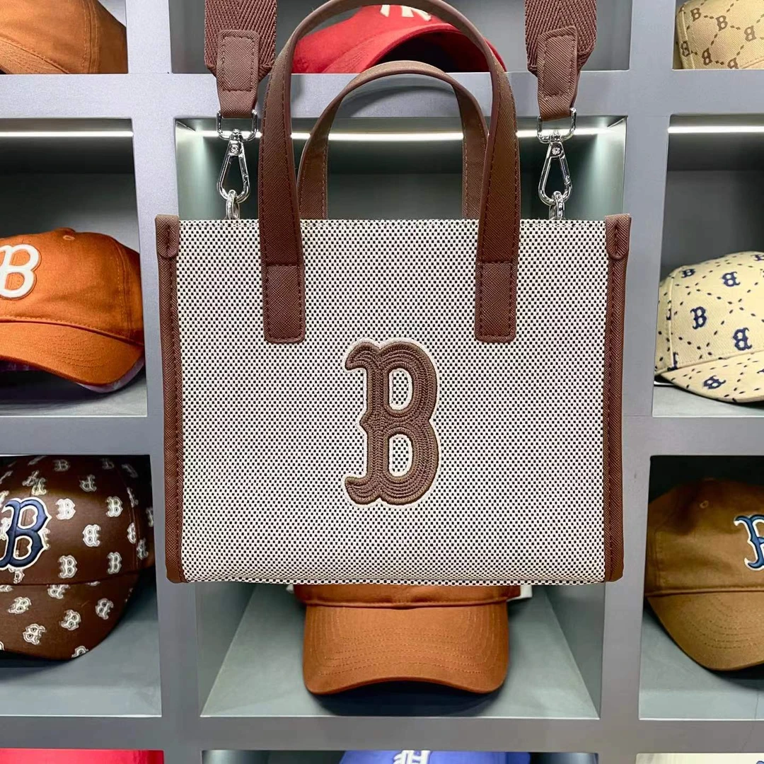 CLNKEL联名款潮牌字母大Logo可调节肩带帆布包 190