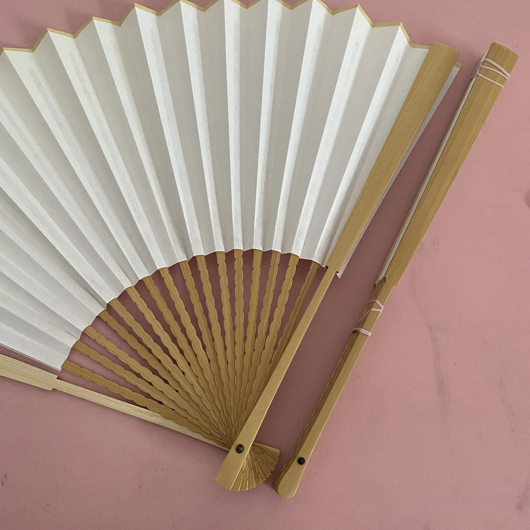 新玉竹龙鳞翻 文玩折扇 95寸18方2.0排口 默认配苏工扇面