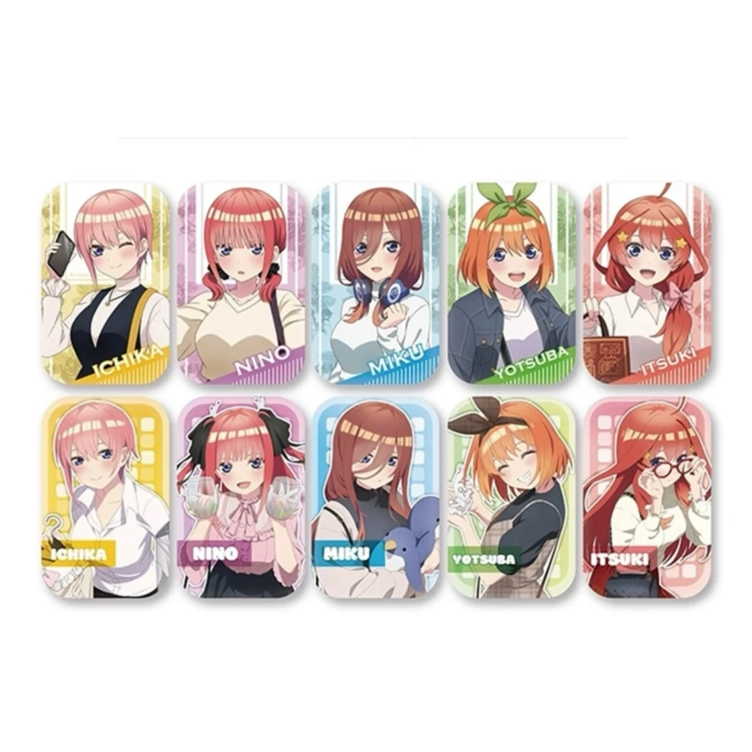 【国内现货】五等分的花嫁约会私服长条方徽章盲抽