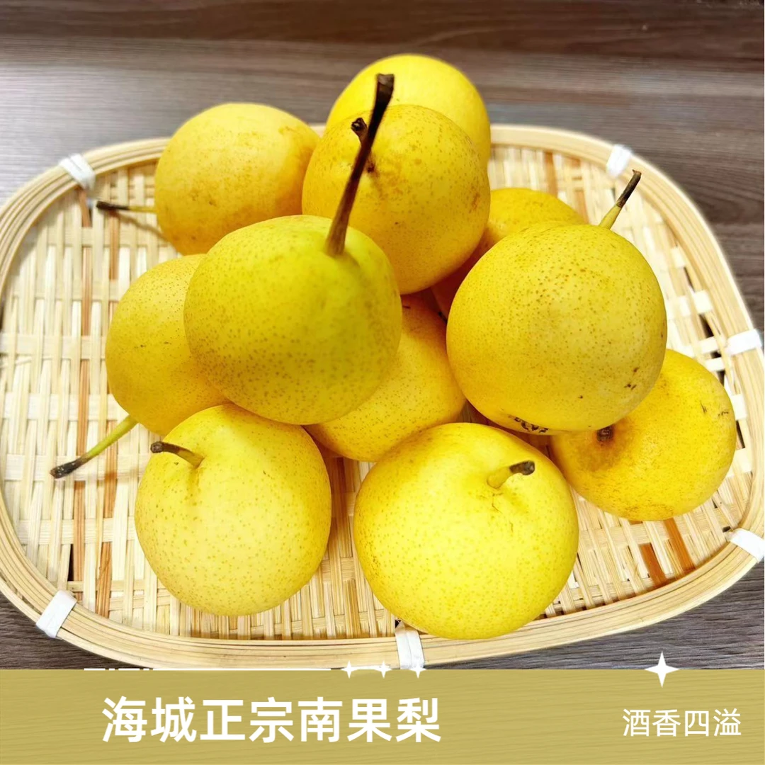 【中通包邮】家庭装 海城南果梨 软糯酸甜 放软再吃 4-4.5斤