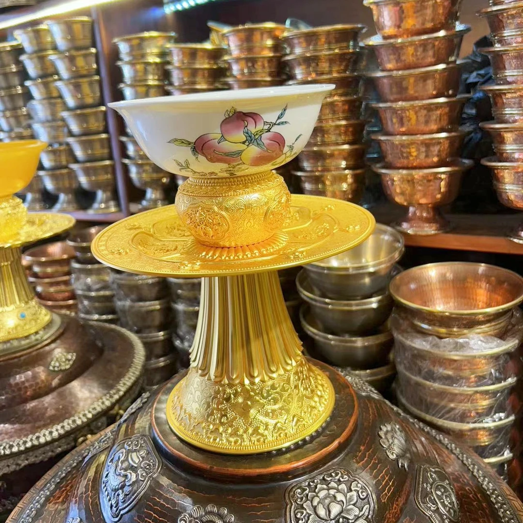 纯铜藏式摆件黄铜款