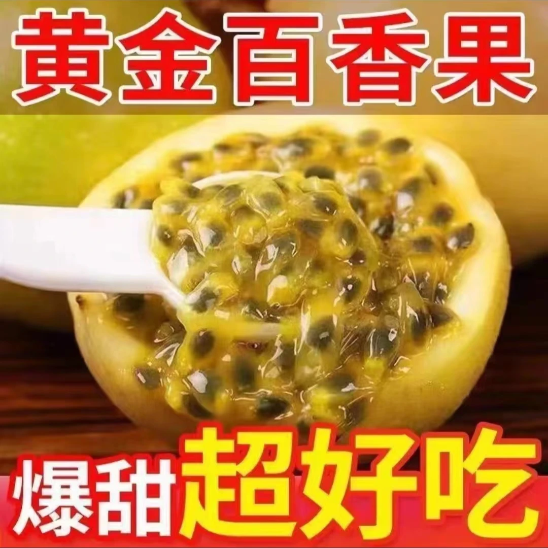 【夏日尝鲜】钦蜜9号黄金百香果新鲜水果当季普邮香甜多汁营养产地