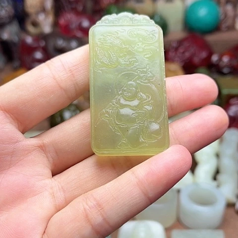 白玉菩提吊坠9。。