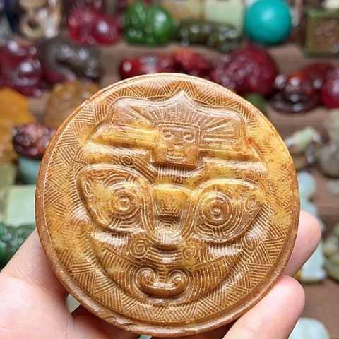 白玉菩提吊坠104。。