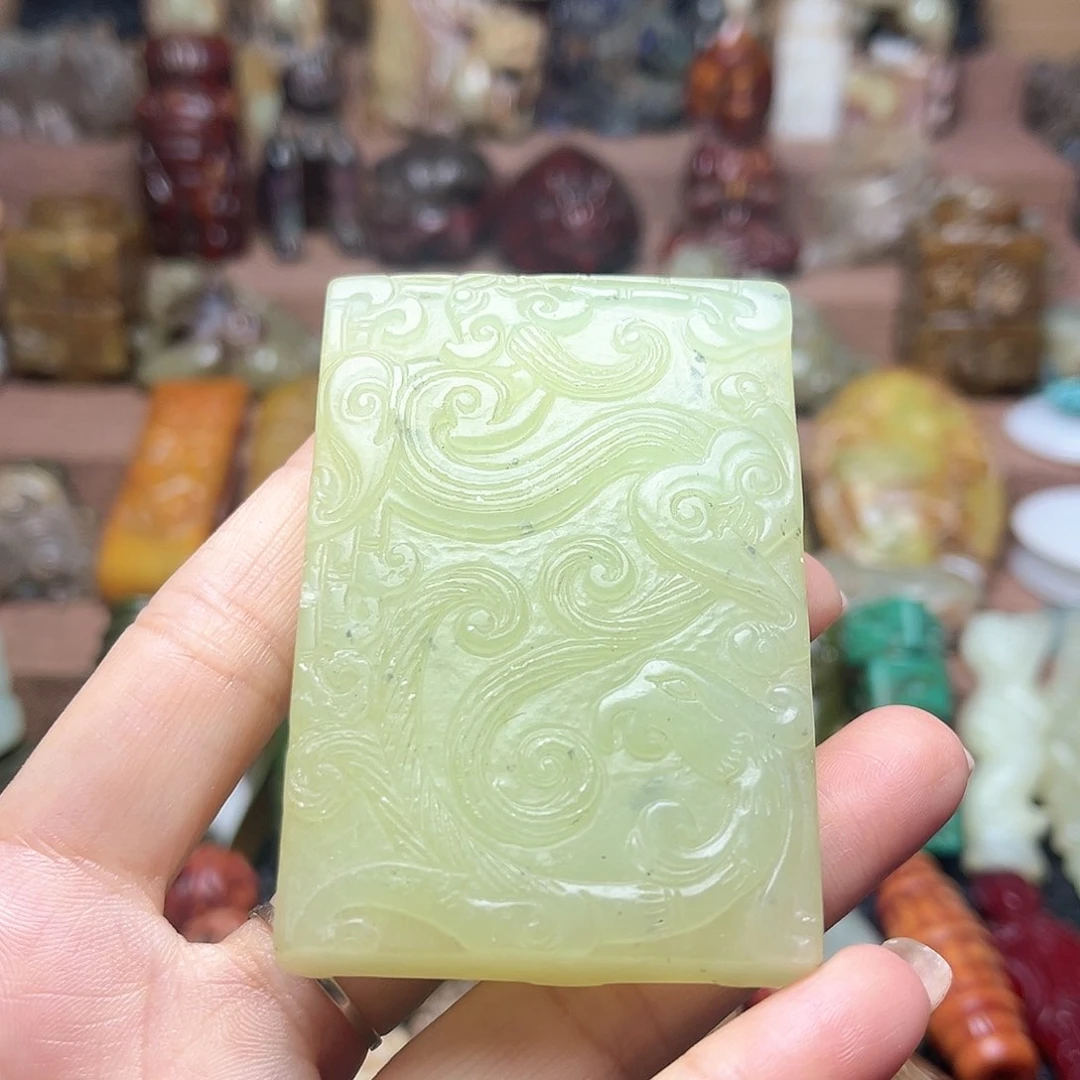 白玉菩提吊坠65。。