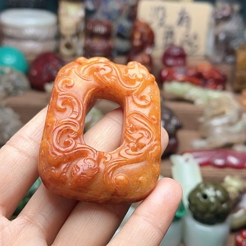 白玉菩提吊坠115。。
