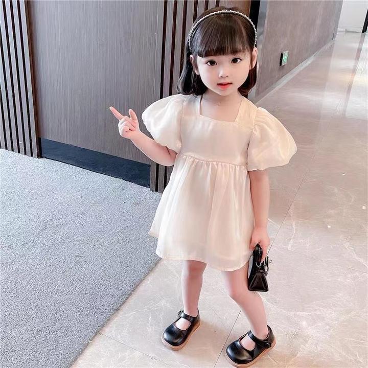 女童暮云纱公主连衣裙2024年儿童女宝新款洋气时尚网红可爱甜美