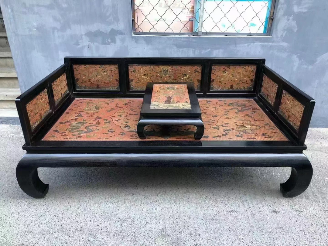 鲁班木器直播间精品罗汉床