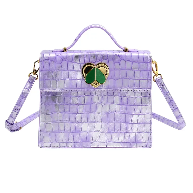 【尺寸：26*9*21】时尚百搭手提斜跨女包A1024怦然心动