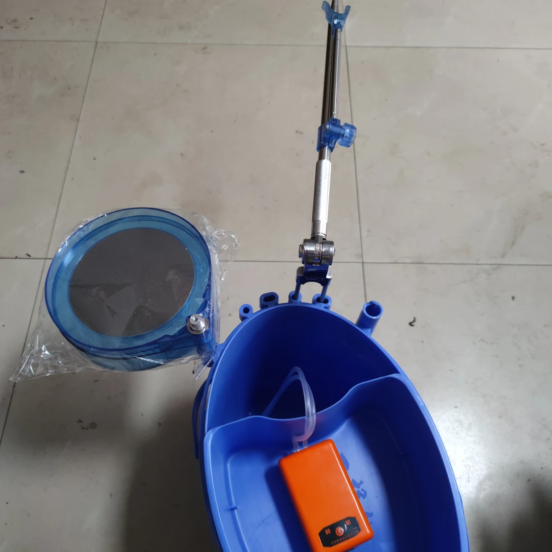 新款钓鱼桶可放支架饵合盖子上可放线组圈，干湿分离