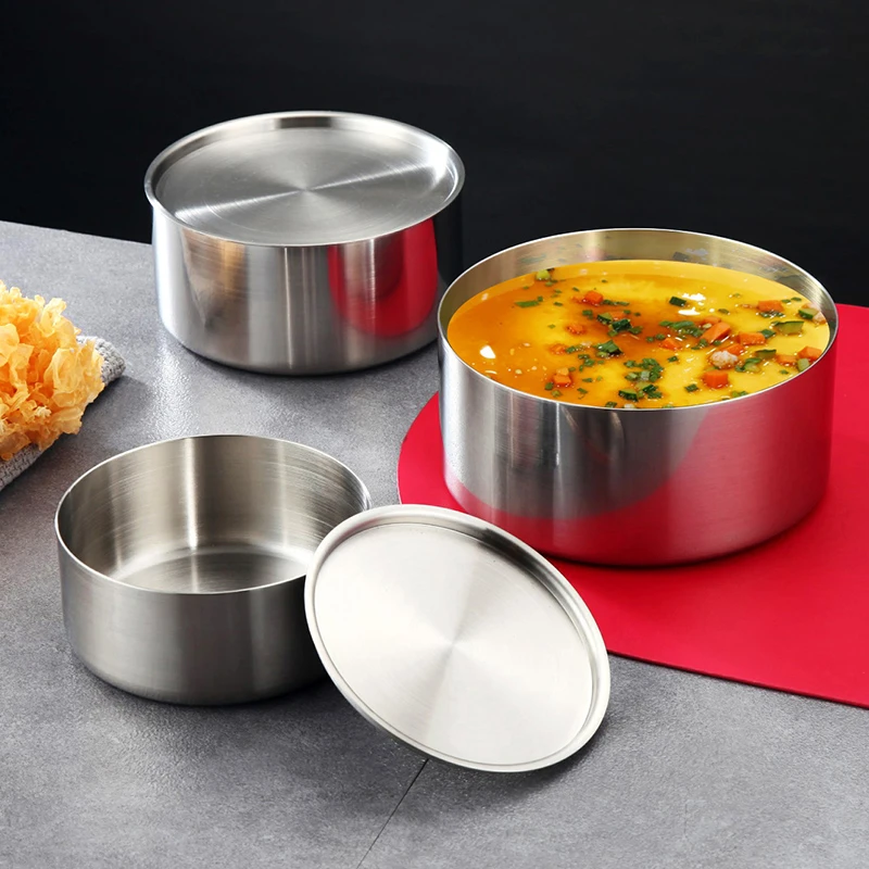 316不锈钢蒸饭碗带盖家用汤碗鸡蛋羹专用宝宝辅食加厚炖盅大容量