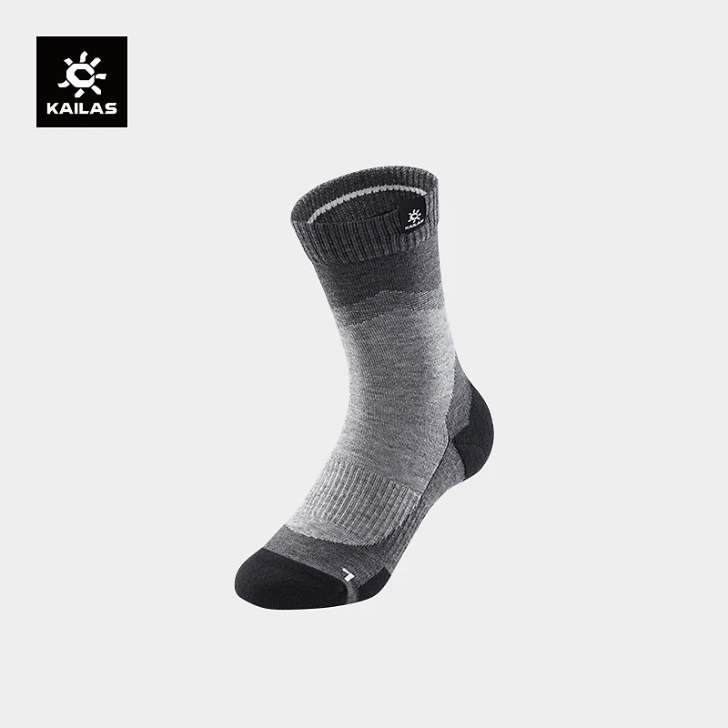 KAILAS凯乐石 户外运动 中性羊毛轻量徒步袜 KH2401002