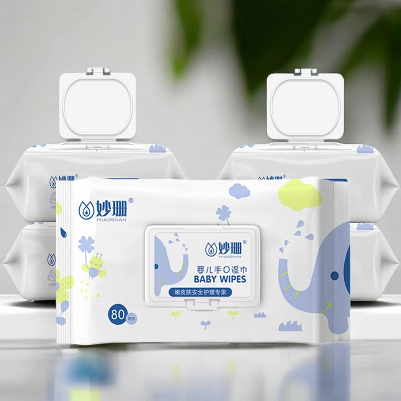 妙珊5大包婴儿湿巾80片（现时限量抢）