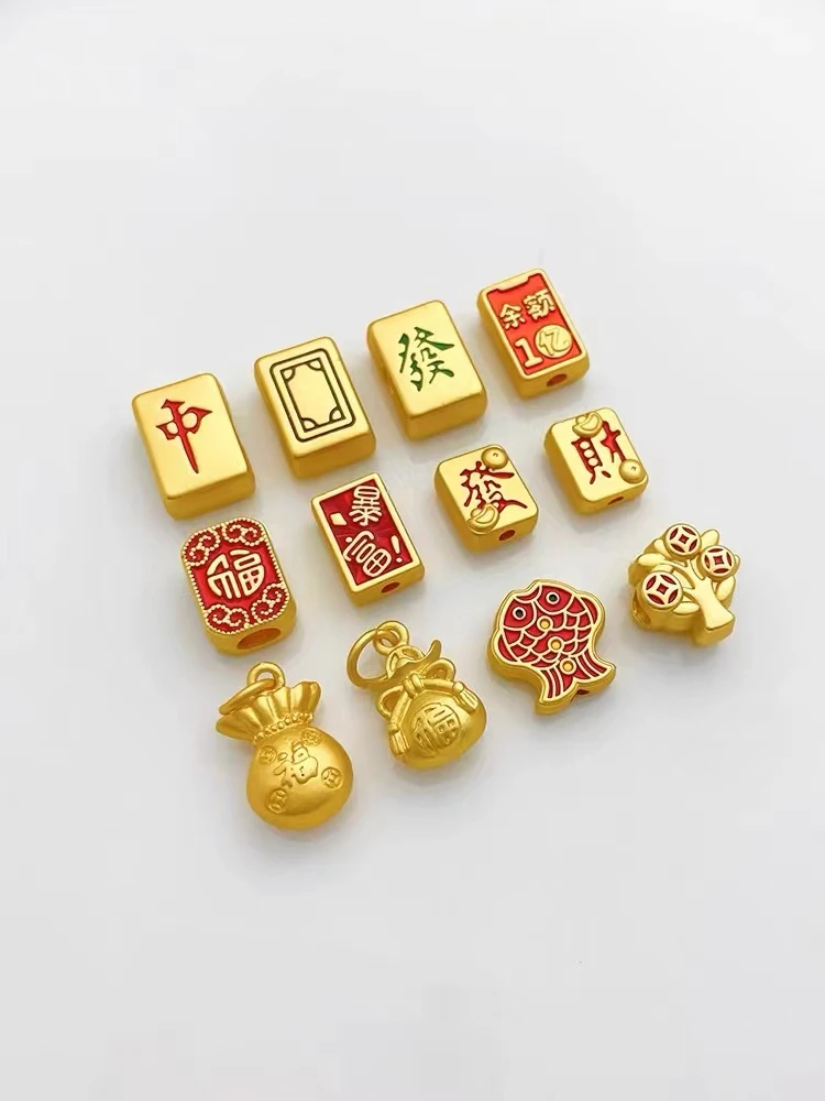 101-200编号  沙金DIY配件国潮景泰蓝