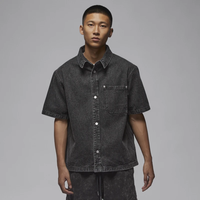 【新品上市】Air Jordan 男子高能感牛仔短袖上衣 FZ2132