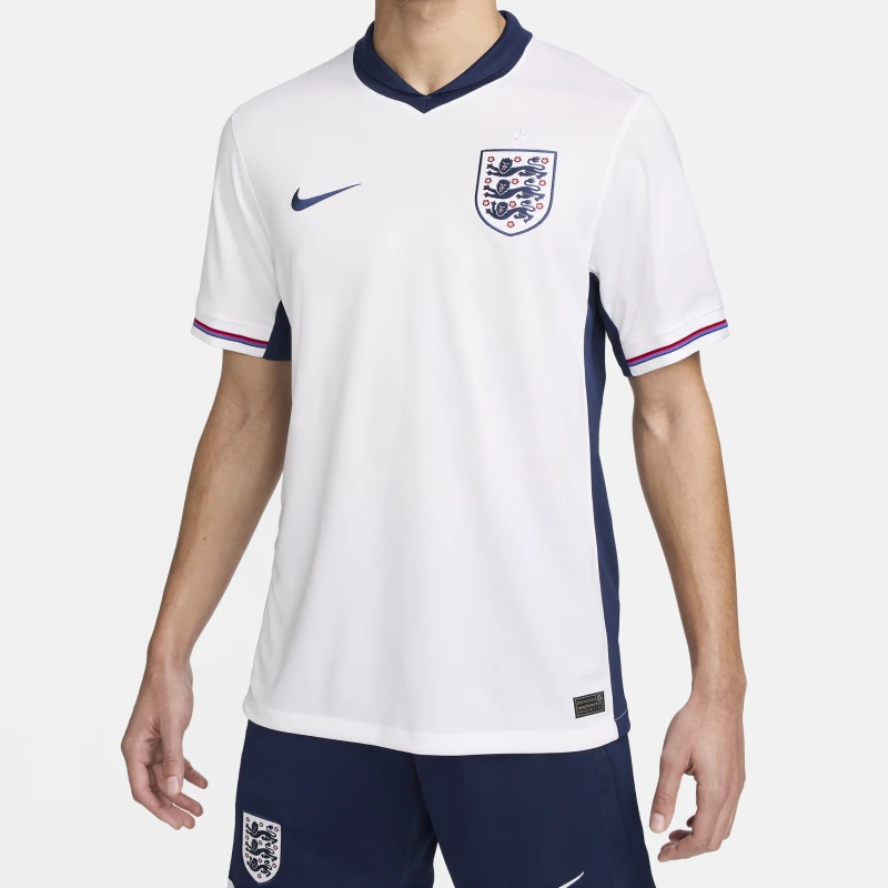 Nike耐克官方英格兰队主场男速干足球球衣夏季条纹时尚舒适FJ4285