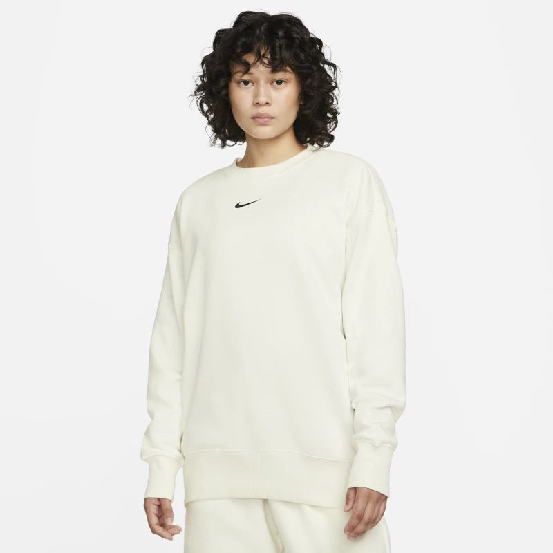 Nike耐克官方Phoenix女Oversize风加绒运动衫冬季圆领卫衣DQ5734