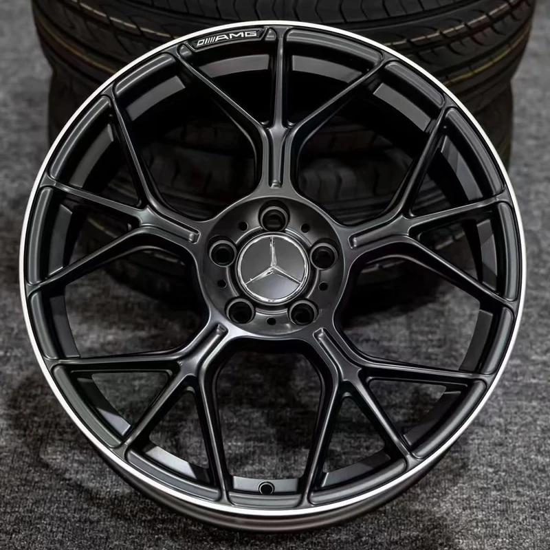 18/19寸旋压轮毂光盘车铃适配奔驰A B C E S GLA AMG GLC M级