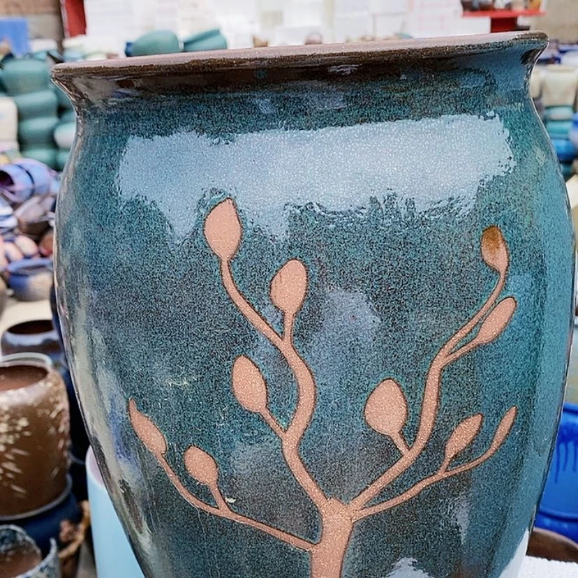 【闪购商品】紫砂花盆高度34 24瑕疵