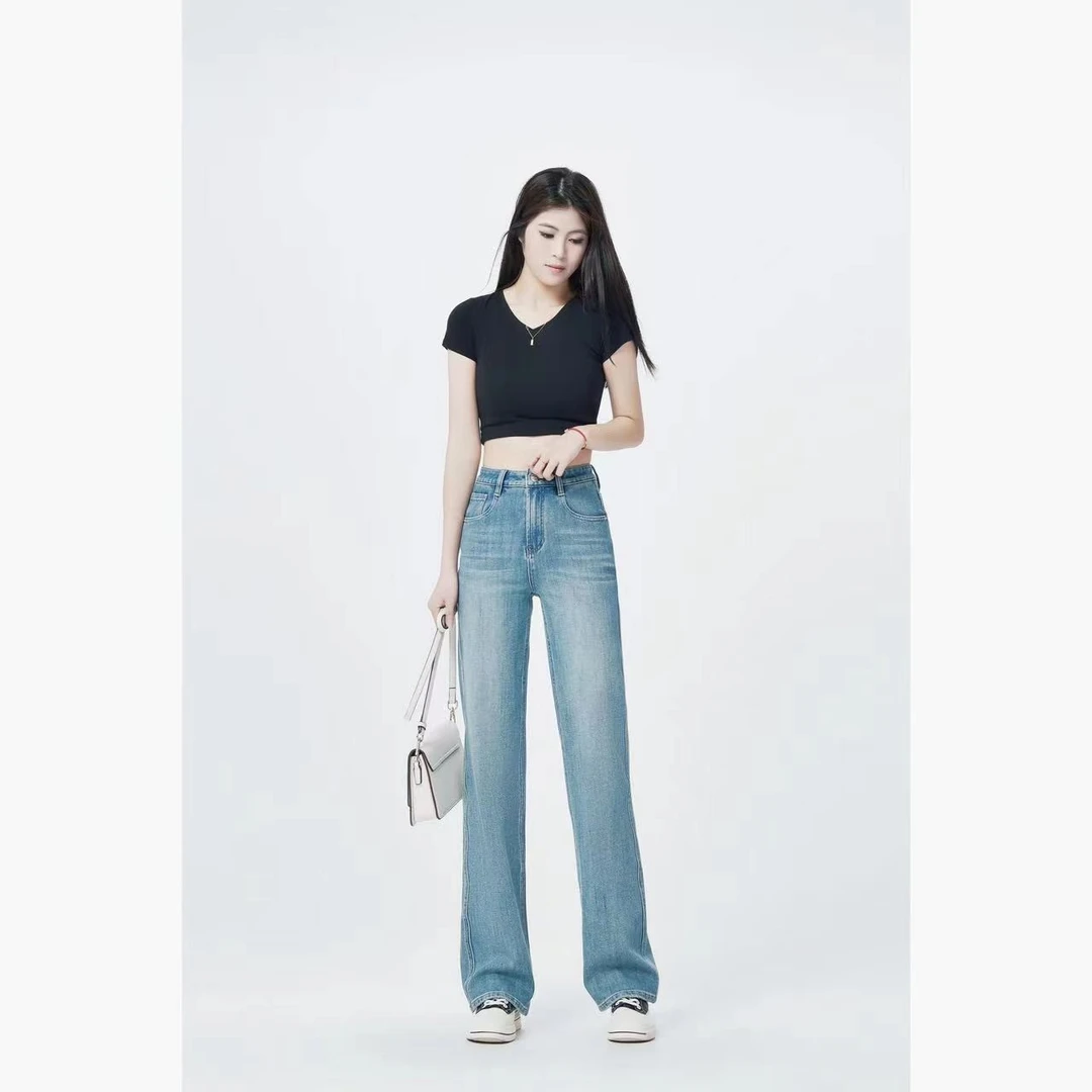 【四面弹】新款万向弹零束缚360度完美弹力百搭显瘦直筒牛仔裤女