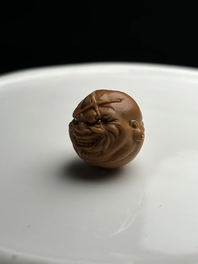 猴头核桃单籽，招财恶僧，傻不拉叽，全品无暇，精工细作