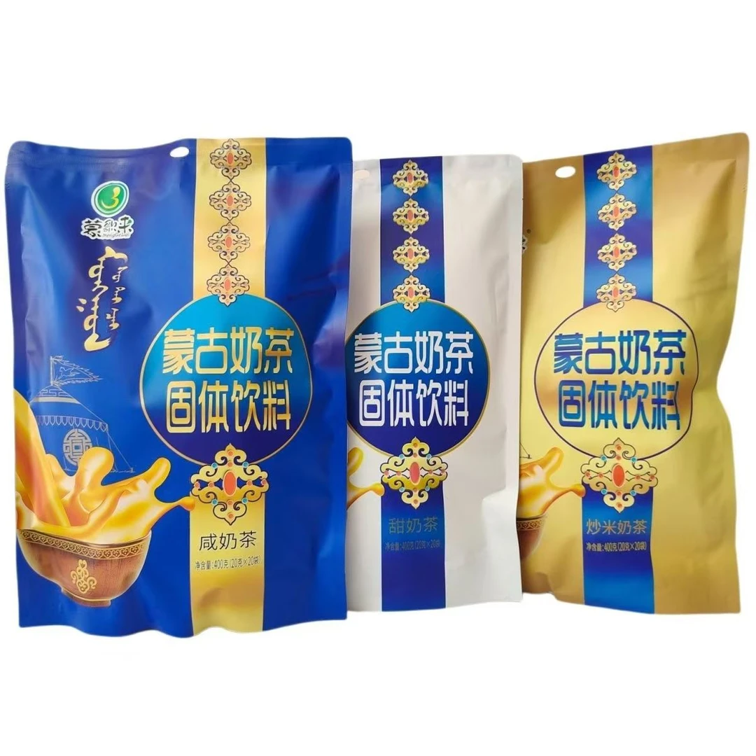 蒙歌来袋装奶茶咸味甜味炒米味酥油味速溶蒙古奶茶内蒙古特产