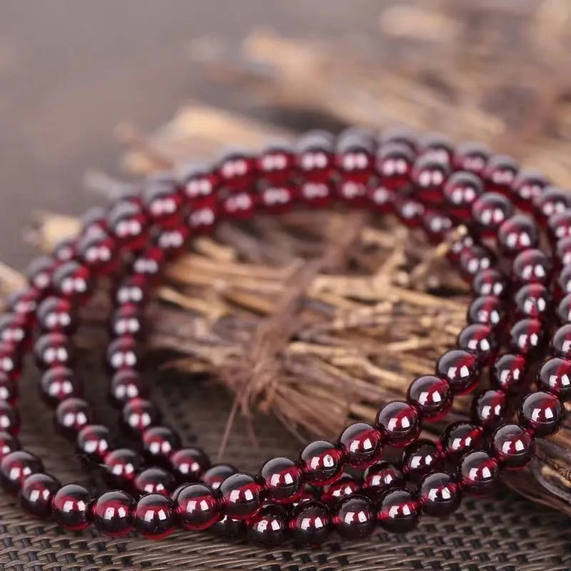 石榴石猫虎眼石简约轻奢百搭手串