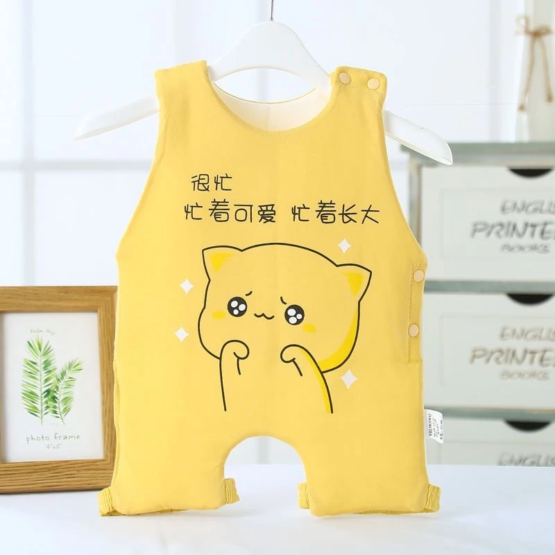护肚棉肚兜纯棉马甲防着凉防踢保暖连腿加厚秋冬连体肚围宝妈必备